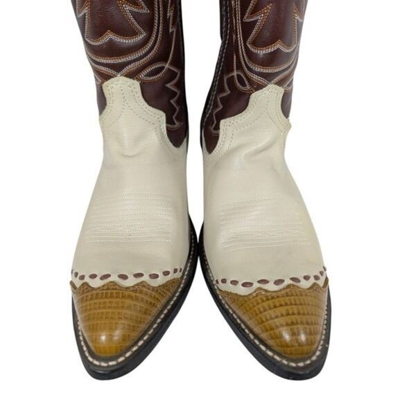 Laredo Flagstaff Collection Wingtip Western Boot Men's 8.5 (EW) 61161 Calf High - Picture 3 of 9